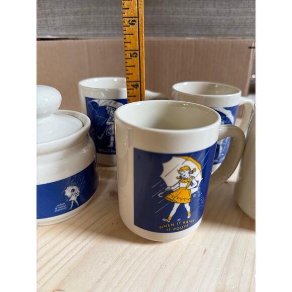 Morton Salt company mugs and creamer set - Picture 3 of 12